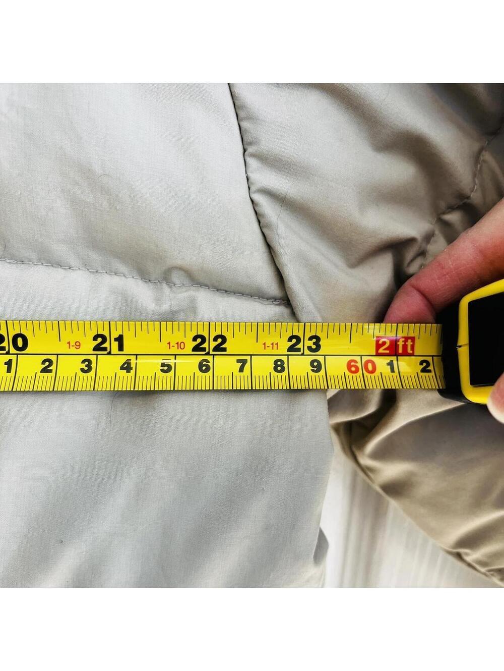 Tan puffer jacket with adjustable M - Picture 5 of 8
